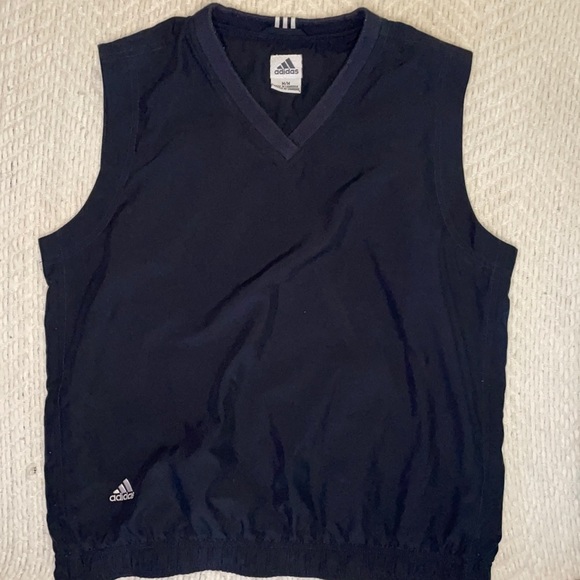 Adidas vintage climashell v neck vest